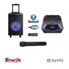 Oyılıty DK-8i / Disco Işıklı Bluetooth, USB, Şarjlı, Karaoke Mikrofonlu Taşınabilir Ses Sistemi